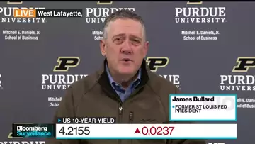 Bullard Says Reaccelerating US Economy Could Delay Fed Policy Shift