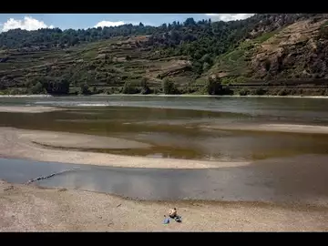 Water levels on key parts of the Rhine River are dangerously low