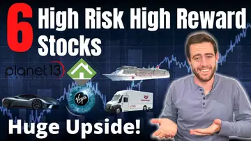 Top 6 High Risk High Reward Stocks Now! Great Growth Stocks!