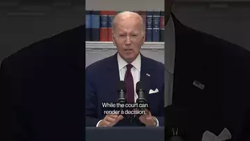 Biden says Supreme Court decision effectively ends affirmative action #politics #shorts