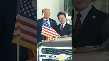 Trump welcomes South Korea's President to the White House