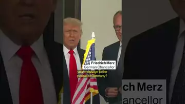 Germany's Merz Meets President Trump In Chancellor's Biggest Test Yet