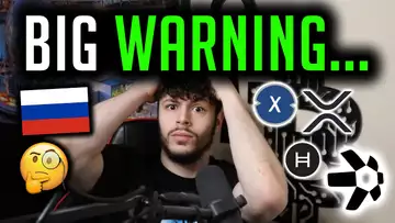 ⚠️ WARNING! IT IS COMING... XRP, HBAR, QNT, BTC & MORE! RUSSIA THREATS! APPLE + CRYPTO?⚠️