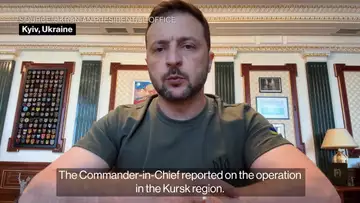 Zelenskiy Says Ukraine Controls Russian Town of Sudzha