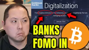 BITCOIN FOMO HITS BANKS...CRYPTO BECOMES MAINSTREAM