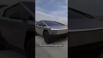 This is what it's like to drive the #tesla #Cybertruck #technology #short