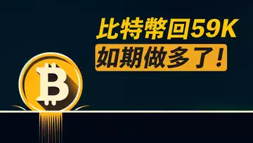 BTC做多了!破底翻後,站回59K!去70K?