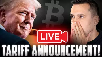 LIVE 🚨 Trump’s MAJOR Tariff Announcement! [Crypto’s Not Ready!]