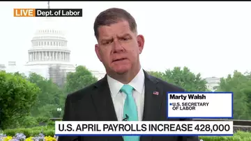 Labor Secretary Walsh on Jobs Report, Port Negotiations