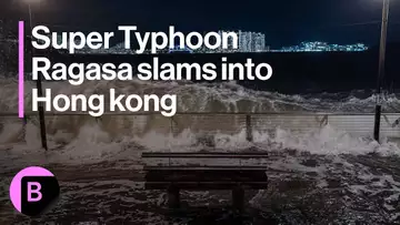 Typhoon Ragasa Suspends Business in Hong Kong