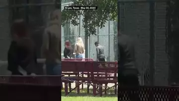 Watch: Theranos founder Elizabeth Holmes arrives at a Texas prison to begin her sentence #shorts