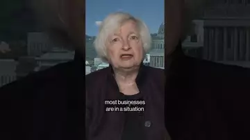 Janet Yellen: We would be lucky to skirt a recession #shorts #trumptariffs #politics #yellen
