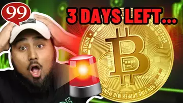 BITCOIN HOLDERS MUST WATCH THIS VIDEO (ONLY 3 DAYS LEFT) BTC PRICE PREDICTION