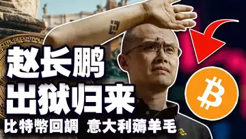 美股下挫比特币跌破7万美元;赵长鹏出狱后首现身;泡菜负溢价说明什么;比特币现货ETF爆量吸金;意大利提高加密货币税率 20241101