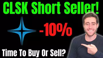 CLSK Stock Just Dropped Hard After A Short Report! What I'm Doing!