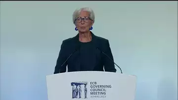 Lagarde Says Inflation to Stay Too High for Too Long