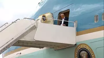 President Trump visits Texas Flood Devastation