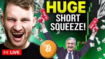 HUGE SHORT SQUEEZE! THIS Is BTC's Next Target!