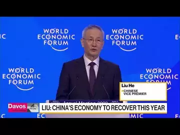 China Reassures Davos That Growth Will Rebound