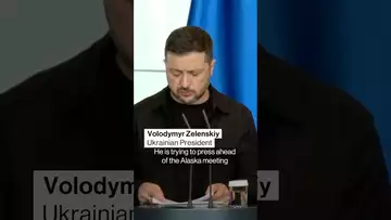 Ukraine's Zelenskiy Says Russia's Putin is "Bluffing" #war