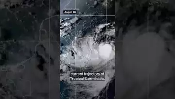 Tropical Storm Idalia heads for Florida #politics #weather #shorts