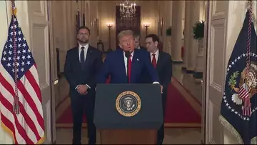 Trump Gives National Address on Iran Airstrikes