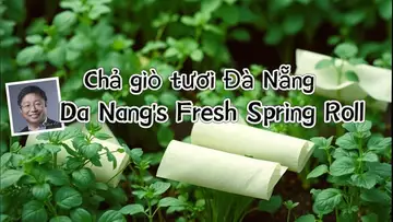 Chả giò tươi Đà Nẵng Da Nang's Fresh Spring Roll 越南岘港生春卷(Foodie Light【食之韵】Dr Robert Lee 美食疗愈音乐 )