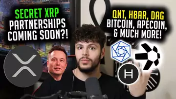 ⚠️ SECRET XRP PARTNERS REVEALING SOON?! QNT, DAG, HBAR, BTC, APECOIN & MORE... CRYPTO NEWS TODAY!
