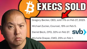 SVB EXEC SOLD MILLIONS BEFORE COLLAPSE....BUY BITCOIN