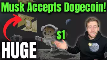 Elon Musk Accepting Dogecoin As Payment! ⚠️ Sending Doge-1 To THE MOON🚀