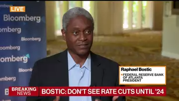 Fed's Bostic on Inflation Fight, Labor Market and Banks