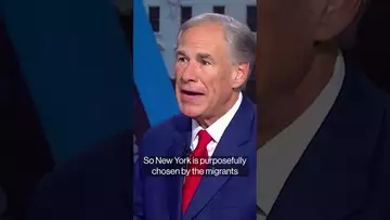 Texas Gov. Abbott: migrants choose to be bussed to sanctuary cities #bloomberg #politics #shorts