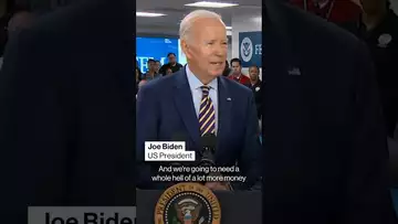 Biden: The US needs a “hell of a lot” more emergency funding #politics #shorts