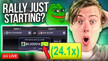 Is PEPE COIN Overtaking Dogecoin? (100X Meme Coins!)