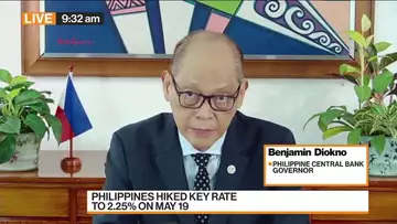 Philippine Central Bank Governor Says Follow-Up Rate Hike in June Likely