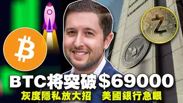 比特币将超过69000美元；银行加入加密托管？灰度放大招；WLD破8.4 美元；KuCoin 遭质疑 20240223