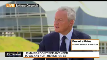 Le Maire on ECB Policy, Inflation, Trade With China