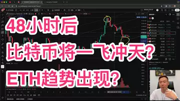 比特币BTC上涨遇阻，48小时后将一飞冲天？以太ETH出现下跌趋势，大势已去？