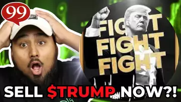 SELL $TRUMP NOW?! CRYPTO IS CRASHING...  BUY THE DIP OR SELL CRYPTO?!