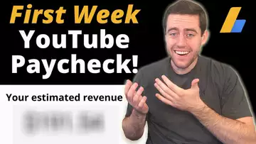My First Week's Paycheck On YouTube | I Can't Believe What I Made In My First Week Of Monetization!