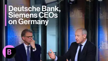 Siemens And Deutsche Bank Ceo's Make Their Joint Case For Germany
