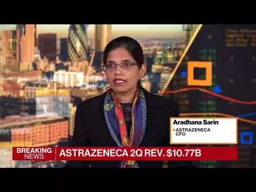 AstraZeneca CFO Sarin on Earnings, Covid, M&A Pipeline