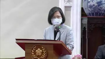 Taiwan Will Not Back Down From Military Threats: President Tsai