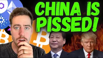 CHINA'S NEW THREAT TO THE WORLD! BITCOIN MOVING UP WHILE STOCKS CRASH!!