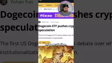FIRST MEME COIN BREAKING INTO WALL STREET??!!! 🔥🔥🔥 #crypto #dogecoin