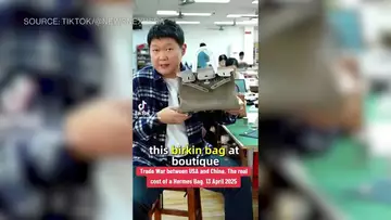 Chinese TikTok Users Mock Trump Tariffs With Videos of 'Factory Birkins, Leggings'