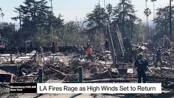 Latest on Wildfires: Los Angeles on Edge, Strong Winds Could Return
