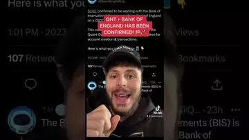 QNT + Bank Of England CONFIRMED!