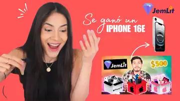 Reaccionando a Victor Caballero GANANDO un iPhone 16E en JemLit 😱