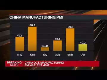 China Manufacturing, Non-Manufacturing PMIs Contract